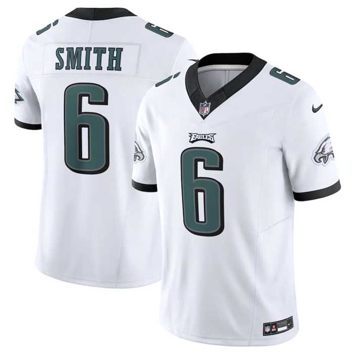 Men & Women & Youth Philadelphia Eagles #6 DeVonta Smith White 2023 F.U.S.E. Vapor Untouchable Limited Stitched Football Jersey